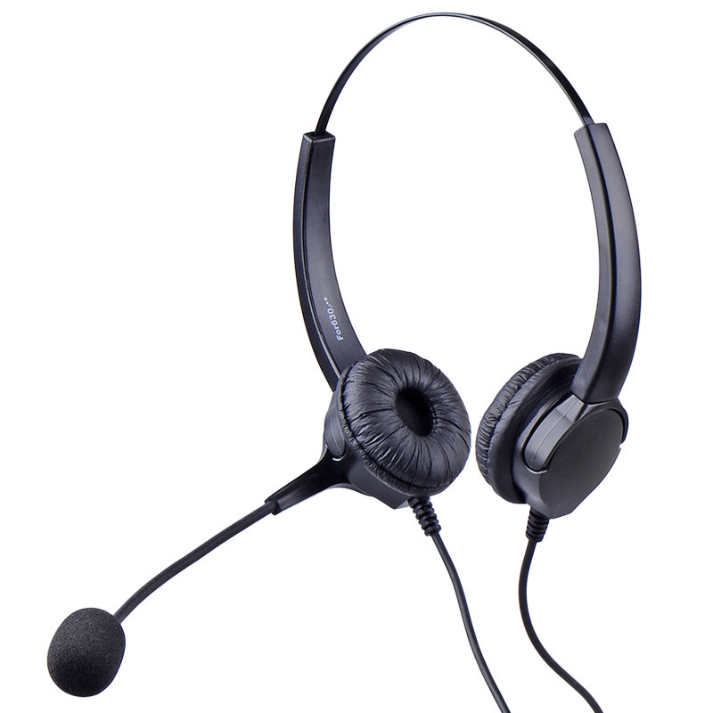 北恩（HION）FOR630D -头戴式双耳话务耳机/呼叫中心降噪耳麦/电话耳机/客服耳麦-USB+音量调节+闭音（B7）