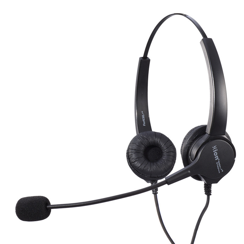 北恩（HION）FOR630D -头戴式双耳话务耳机/呼叫中心降噪耳麦/电话耳机/客服耳麦-USB+音量调节+闭音（B7）