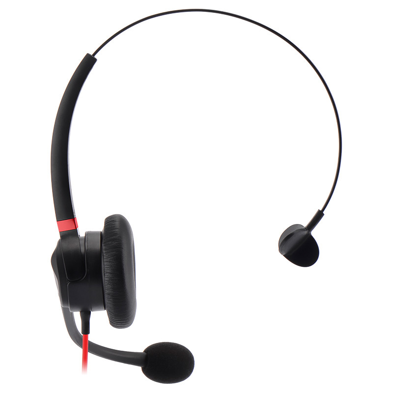 北恩（HION）U90 头戴式单耳话务耳机/双麦智能降噪客服耳麦/话务员电脑耳机/在线教育培训/电销耳麦-USB