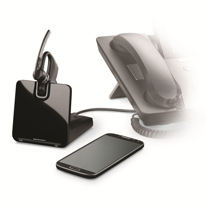  缤特力（Plantronics）B335无线商务耳麦 办公蓝牙耳机 桌面耳机带底座可连手机+桌面电话