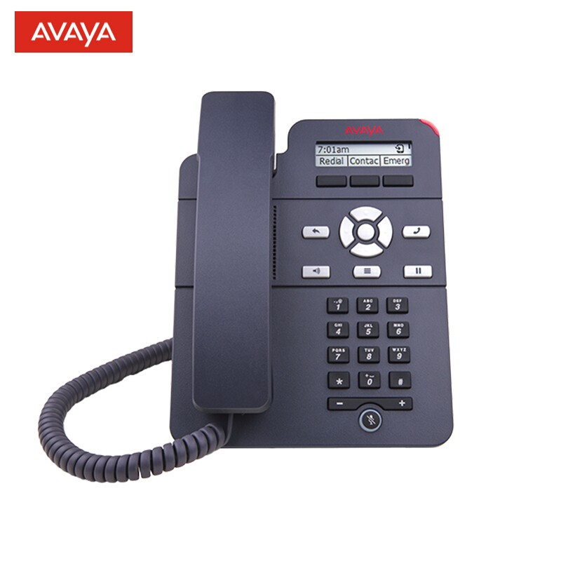 亚美亚(Avaya) J129 3PCC SIP协议IP电话机 桌面办公网络客服商务酒店
