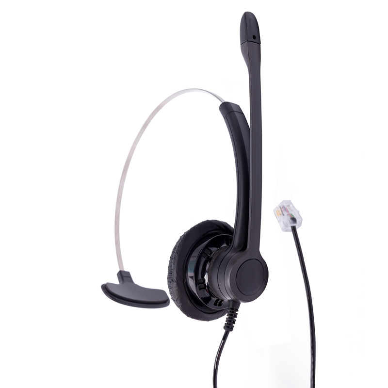 缤特力（Plantronics）SP11-RJ9 单耳头戴式呼叫中心话务耳机 客服办公降噪耳麦 RJ9水晶头直连桌面电话机