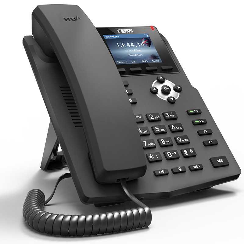 Fanvil方位X3S网络电话机 SIP电话机 VIOP话机 IP话机座机商务办公 IPPBX电话机 X3S 网络IP电话 2条线路