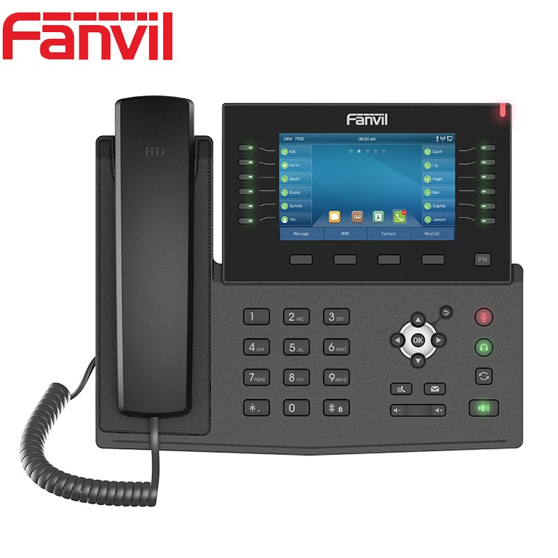 方位（Fanvil）X7C企业级高端IP电话机 SIP网络话机 桌面话机 办公座机(内置蓝牙)