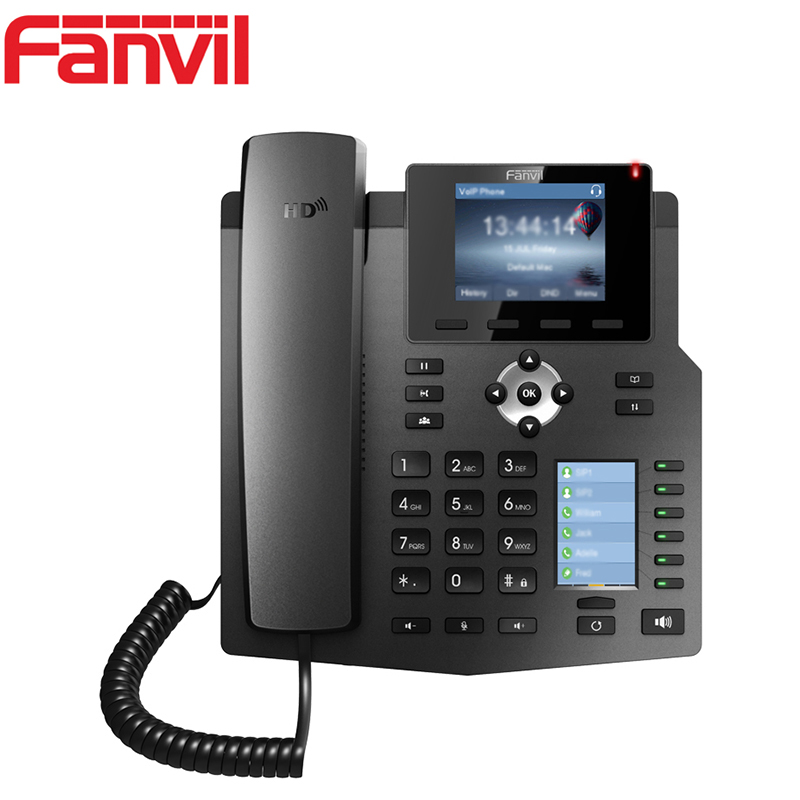 方位（Fanvil） X4企业级中端扩展话机 网络SIP电话 IP电话机 电话座机