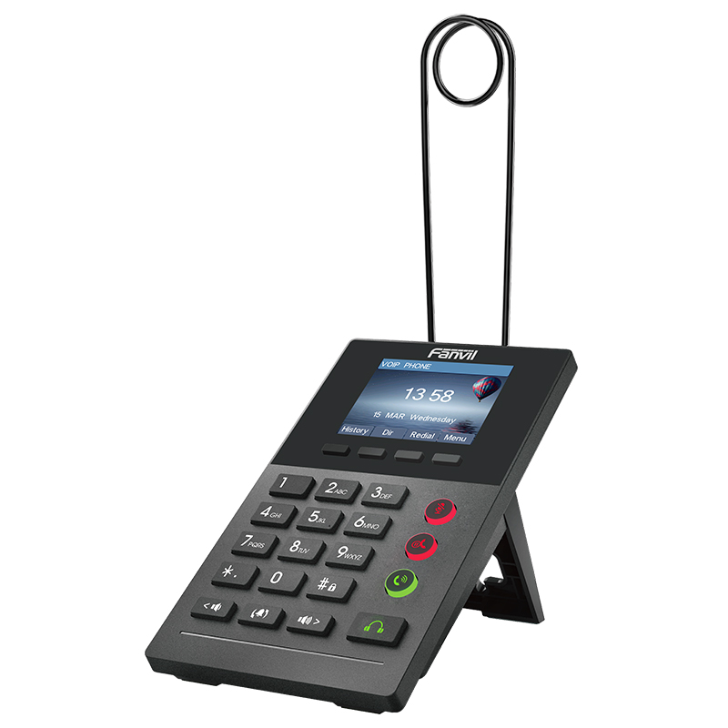 方位（Fanvil ）X2P 2.8英寸彩屏呼叫中心坐席电话 IP话机 SIP网络话机 桌面座机 话务拨号盘