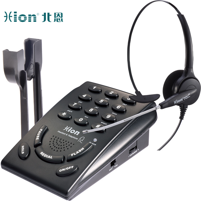 北恩（HION） VF600耳机电话机套装话务员电话客服外呼叫中心固定电话座机 选配DH30+三年质保