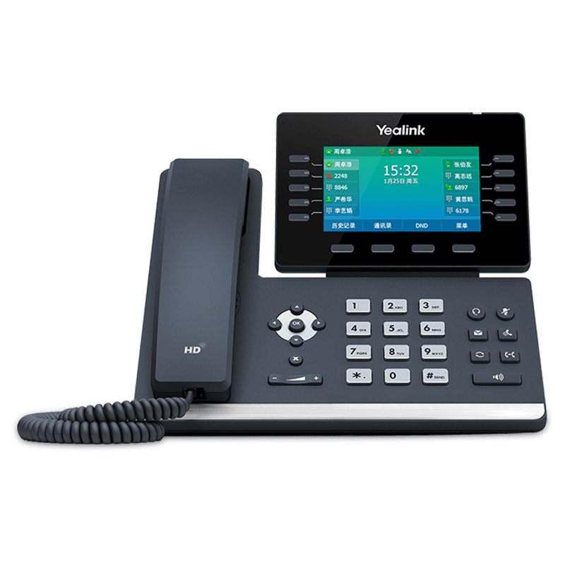 Yealink亿联SIP T54W可视电话机/企业办公电话机 VOip商务办公座机