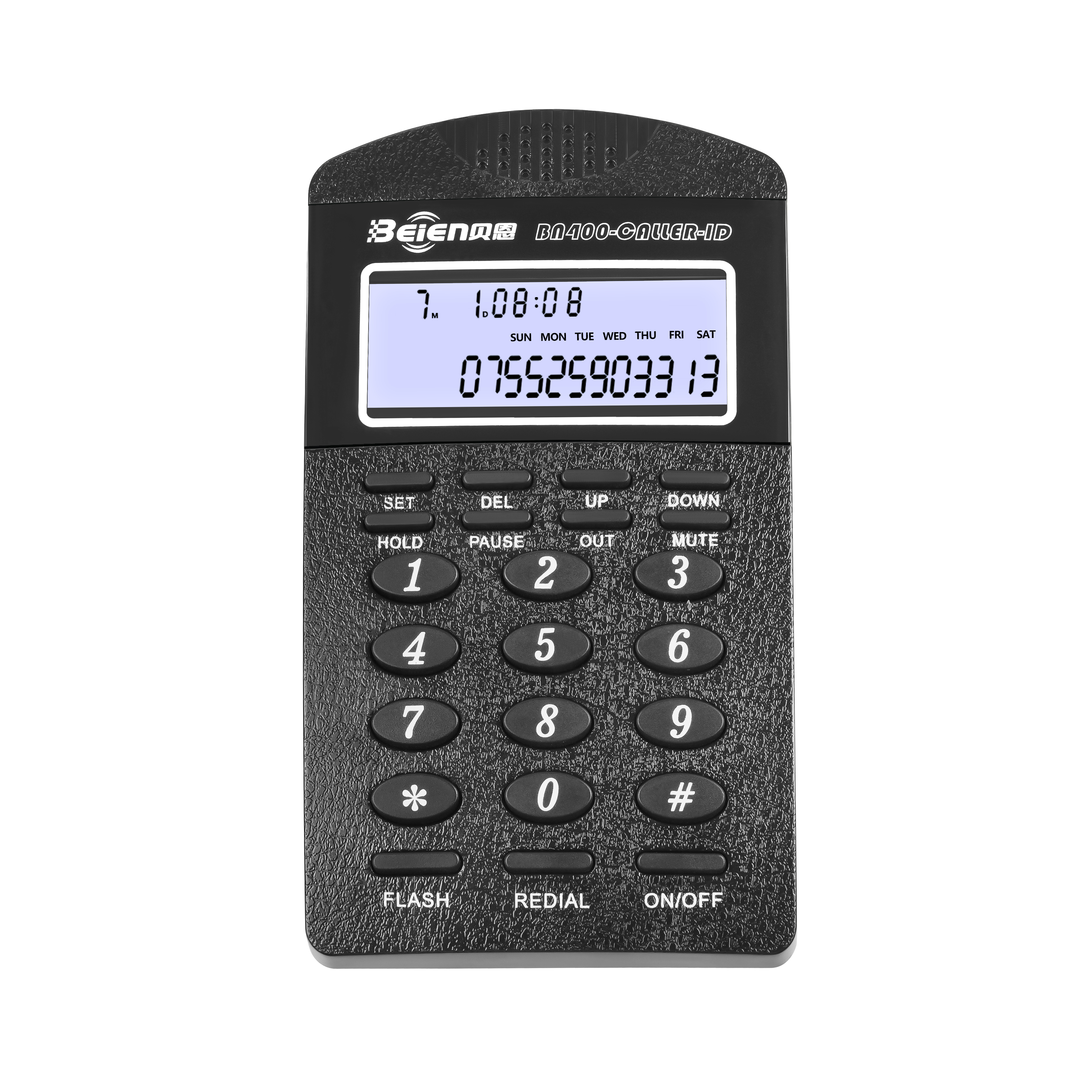 Beien贝恩BN400 话务耳机和电话拨号盘套装 外呼办公专用电话耳麦组合