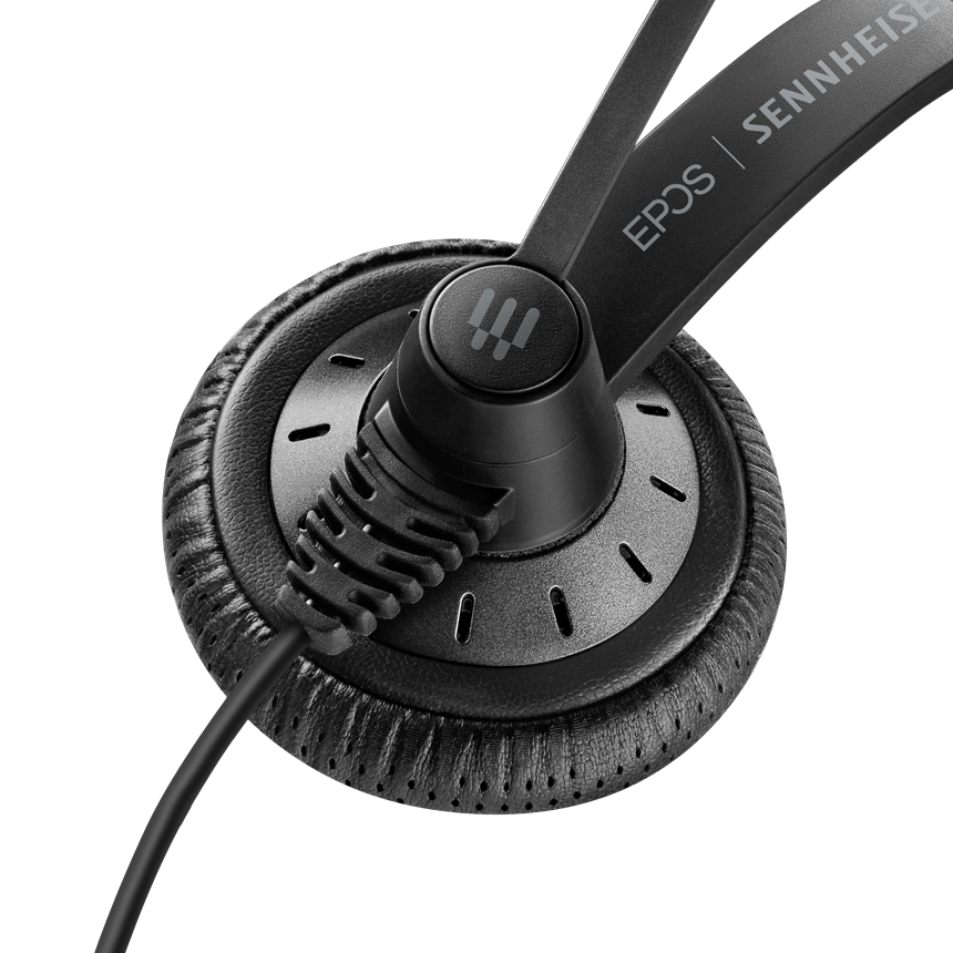 EPOS音珀 I SENNHEISER森海塞尔IMPACT SC 75 USB MS有线呼叫中心耳麦(双耳耳机,USB接口及3.5毫米插孔)